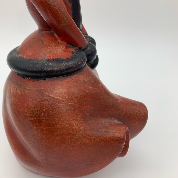 Vintage MCM Atlantic Mold Christmas Caroler 1950’s -60’s (Signed) Handpainted - Picture 11 of 16